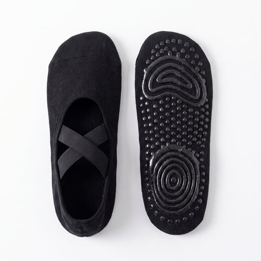 AKTIV91 GRIP-SOCK | Cross-Strap Non-Slip Pilates & Yoga Socks