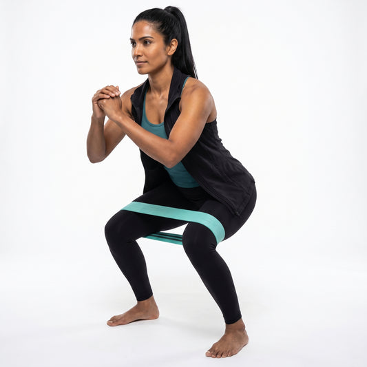 AKTIV91 GLUTE-LOOP | 3-Level Cotton Fabric Hip Resistance Band Set