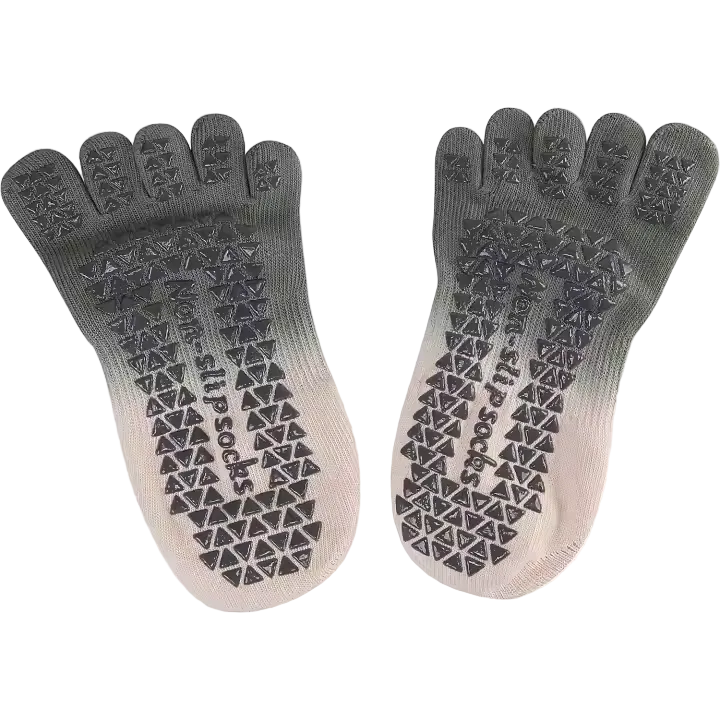 AKTIV91 FINGER-SOCK | Cross-Strap Five Finger Non-Slip Pilates & Yoga Socks