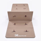 AKTIV91 MAT-ULTRA | Premium 6-Fold Foldable POE Yoga and Pilates Mat