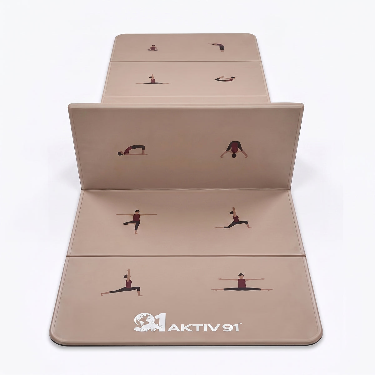AKTIV91 MAT-ULTRA | Premium 6-Fold Foldable POE Yoga and Pilates Mat
