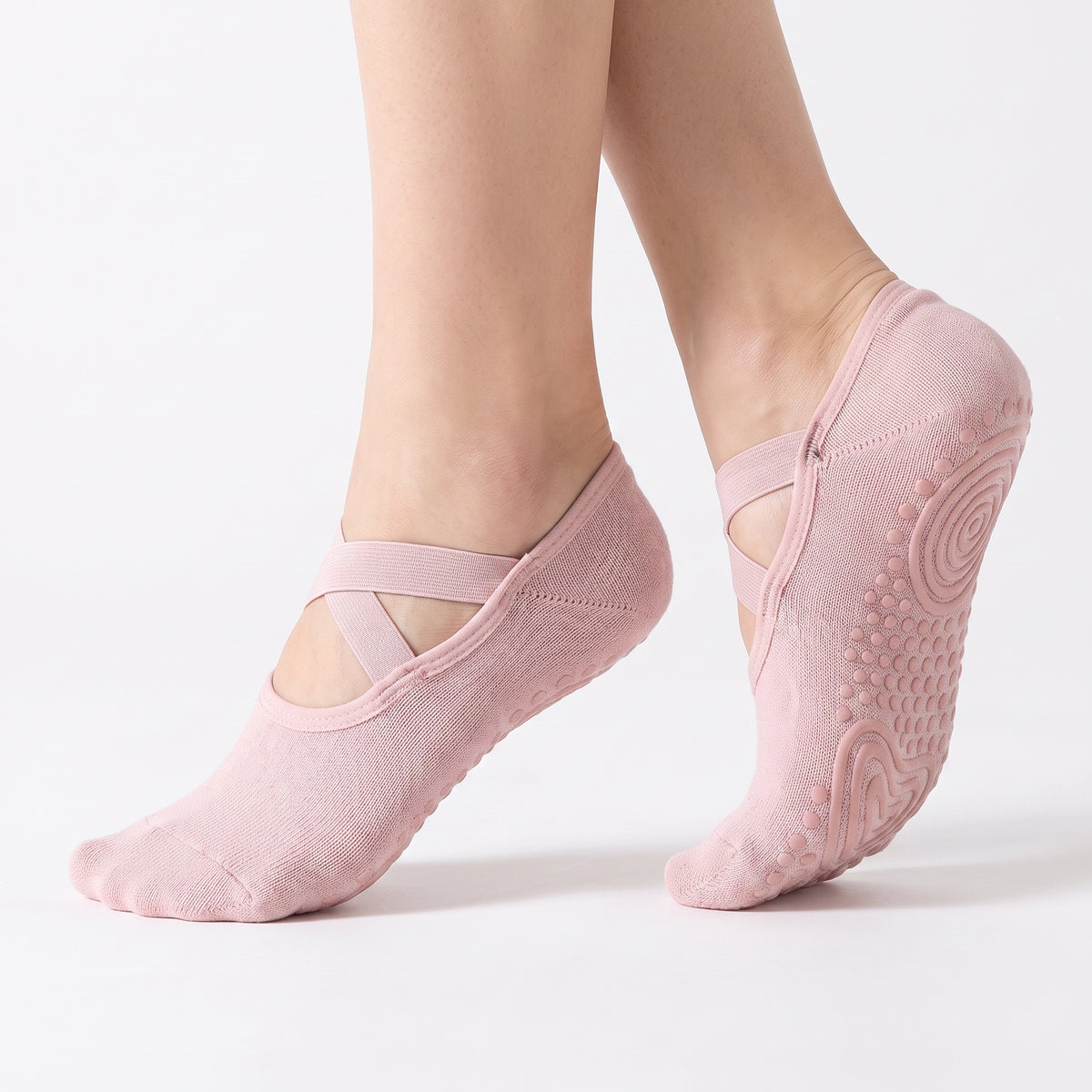 AKTIV91 GRIP-SOCK | Cross-Strap Non-Slip Pilates & Yoga Socks