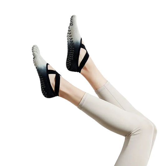 AKTIV91 FINGER-SOCK | Cross-Strap Five Finger Non-Slip Pilates & Yoga Socks