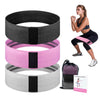 AKTIV91 GLUTE-LOOP | 3-Level Cotton Fabric Hip Resistance Band Set