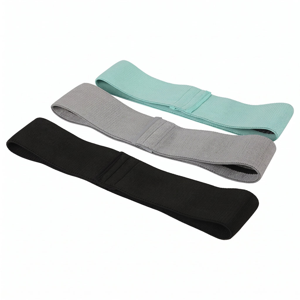 AKTIV91 GLUTE-LOOP | 3-Level Cotton Fabric Hip Resistance Band Set