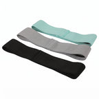 AKTIV91 GLUTE-LOOP | 3-Level Cotton Fabric Hip Resistance Band Set