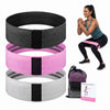 AKTIV91 GLUTE-LOOP | 3-Level Cotton Fabric Hip Resistance Band Set