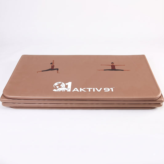 AKTIV91 MAT-ULTRA | Premium 6-Fold Foldable POE Yoga and Pilates Mat