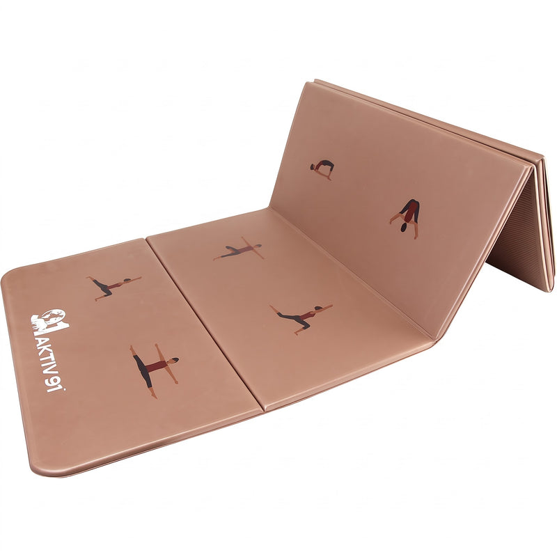 AKTIV91 MAT-ULTRA | Premium 6-Fold Foldable POE Yoga and Pilates Mat