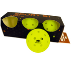 SPORT91 AERO 40 outdoor pickleballs 3-pack in optic green