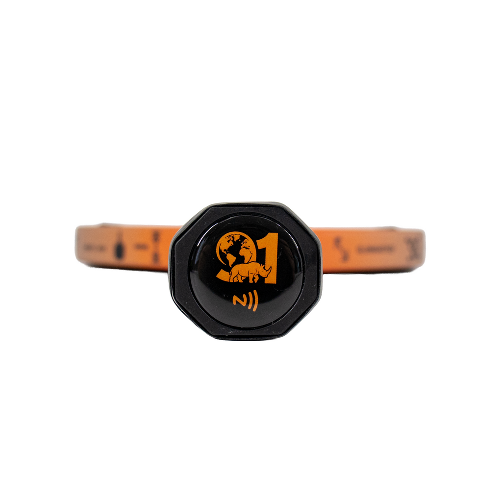 NFC registration touchpoint on SPORT91 APEX STRIKE paddle handle